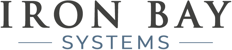 The words Iron Bay Systems